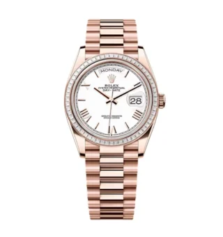 Superclone Rolex Day-Date White Dial 128395tbr-0022 36 mm
