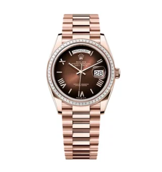 Superclone Rolex Day-Date Brown Ombré Dial 128395tbr-0024 36 mm