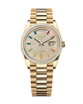 Superclone Rolex Day-Date Diamond-Paved Dial 128398tbr-0012 36 mm