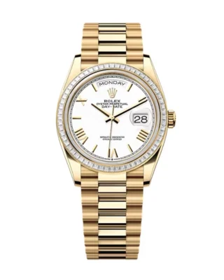 Superclone Rolex Day-Date White Dial 128398tbr-0026 36 mm