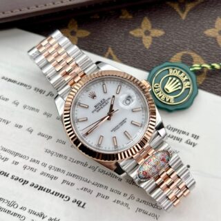 Alternative view of Superclone Rolex Datejust White Dial 126231-0017 36 mm