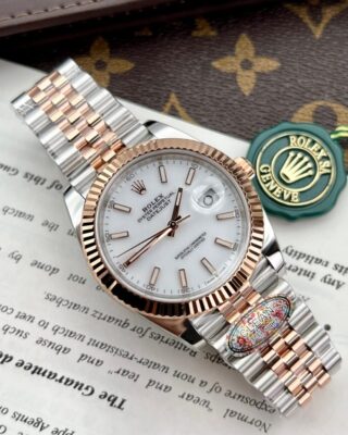 Alternative view of Superclone Rolex Datejust White Dial 126231-0017 36 mm
