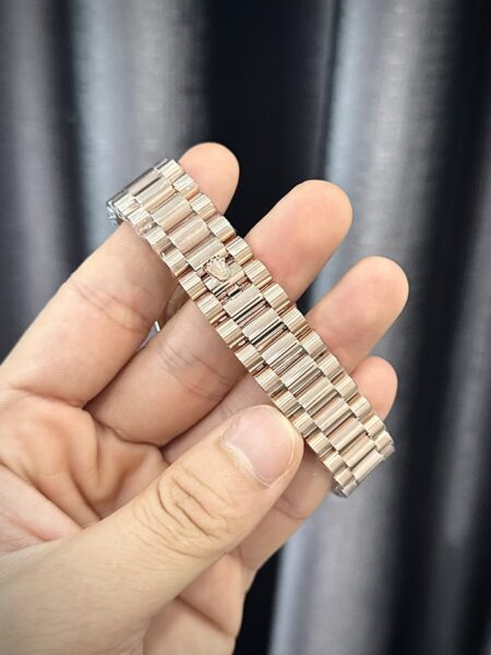 Superclone Rolex Day-Date Green Aventurine Diamond Dial 128345rbr-0068 36 mm - Image 7