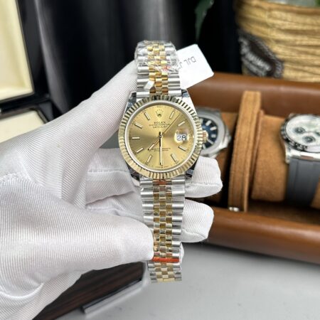 Superclone Rolex Datejust Champagne Dial 126333-0010 41 mm - Image 4
