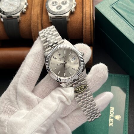 Superclone Rolex Datejust Silver Dial 126334-0004 41 mm - Image 3