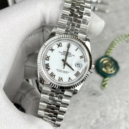 Superclone Rolex Datejust White Roman Dial 126334-0024 41 mm - Image 4