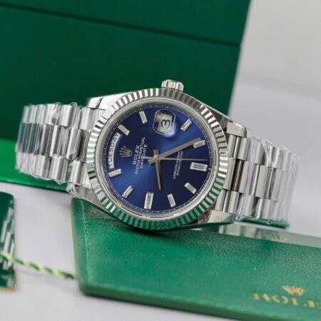 Superclone Rolex Day-Date Bright Blue Diamond Dial 128239-0069 36 mm - Image 3