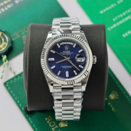 Superclone Rolex Day-Date Bright Blue Diamond Dial 128239-0069 36 mm - Image 2