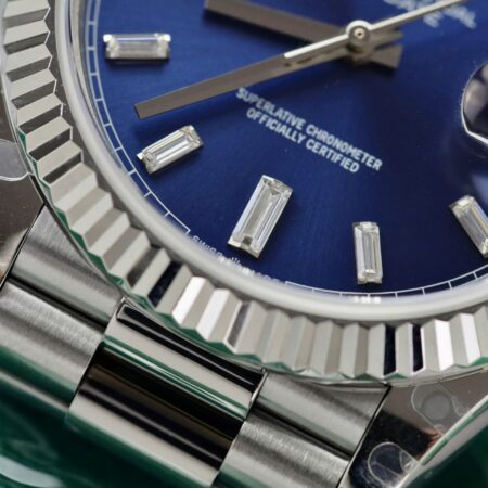 Superclone Rolex Day-Date Bright Blue Diamond Dial 128239-0069 36 mm - Image 7