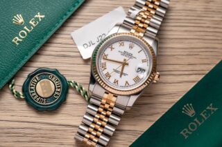 Alternative view of Superclone Rolex Datejust White Roman Dial 126231-0015 36 mm