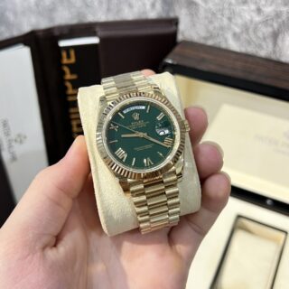 Alternative view of Superclone Rolex Day-Date Green Dial 228238-0061 40 mm