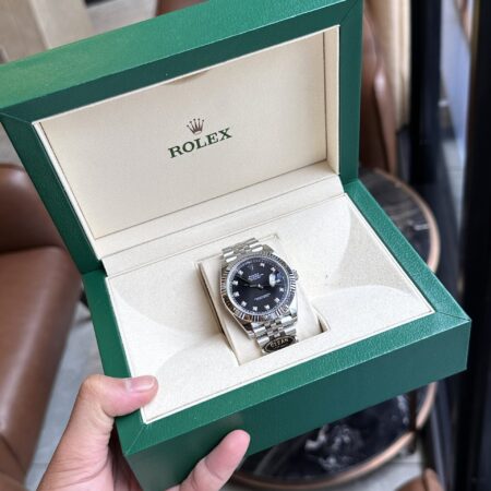 Superclone Rolex Datejust Black Diamond Dial 126334-0012 41 mm - Image 3