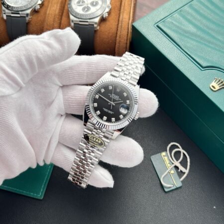Superclone Rolex Datejust Black Diamond Dial 126334-0012 41 mm - Image 5