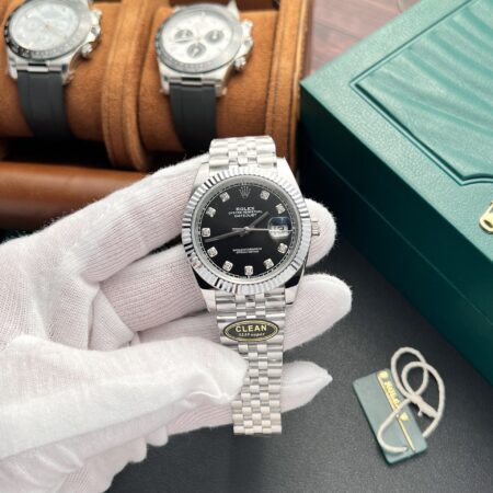 Superclone Rolex Datejust Black Diamond Dial 126334-0012 41 mm - Image 2