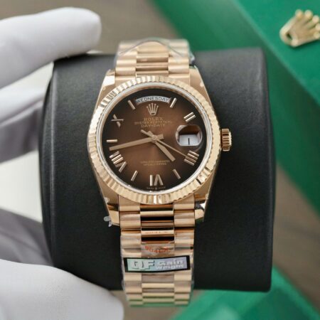 Superclone Rolex Day-Date Brown Ombré Dial 128235-0075 36 mm - Image 2
