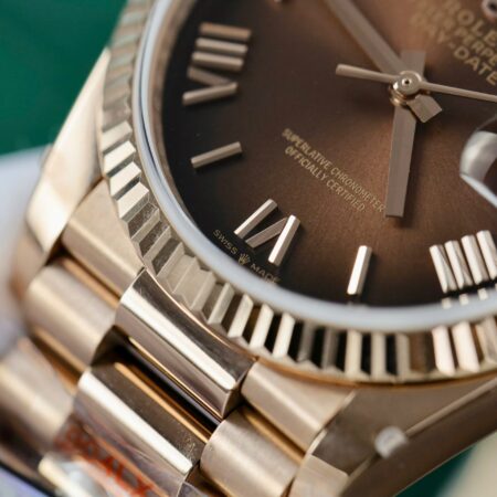 Superclone Rolex Day-Date Brown Ombré Dial 128235-0075 36 mm - Image 7