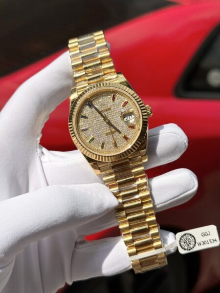 Superclone Rolex Day-Date Diamond-Paved Dial 128238-0051 36 mm - Image 2