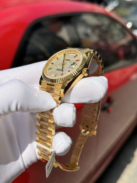 Superclone Rolex Day-Date Diamond-Paved Dial 128238-0051 36 mm - Image 5