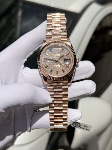 Superclone Rolex Day-Date Diamond-Paved Dial 128235-0039 36 mm - Image 2