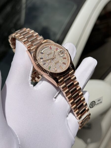 Superclone Rolex Day-Date Diamond-Paved Dial 128235-0039 36 mm - Image 6