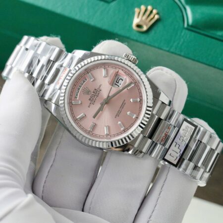 Superclone Rolex Day-Date Pink Diamond Dial 128236-0024 36 mm - Image 3