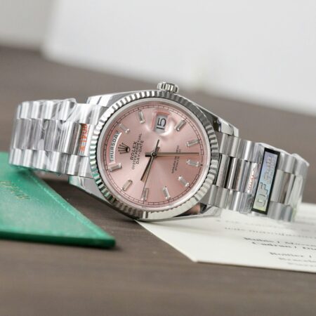 Superclone Rolex Day-Date Pink Diamond Dial 128236-0024 36 mm - Image 4