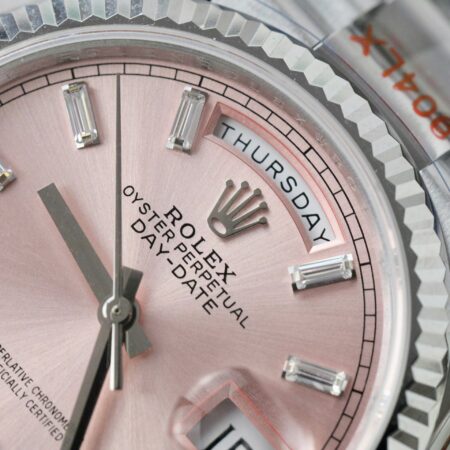 Superclone Rolex Day-Date Pink Diamond Dial 128236-0024 36 mm - Image 6
