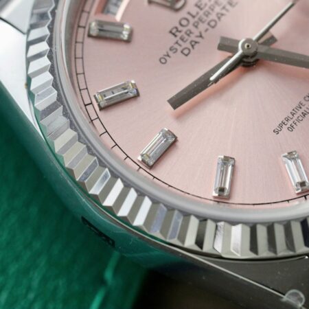Superclone Rolex Day-Date Pink Diamond Dial 128236-0024 36 mm - Image 7