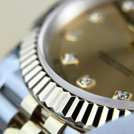 Superclone Rolex Datejust Champagne Diamond Dial 126333-0012 41 mm - Image 7