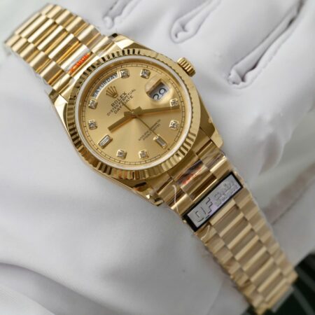 Superclone Rolex Day-Date Champagne Diamond Dial 128238-0008 36 mm - Image 3