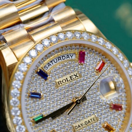 Superclone Rolex Day-Date Diamond-Paved Dial 128348rbr-0030 36 mm - Image 6