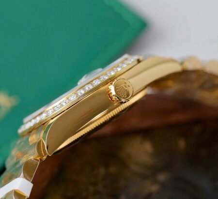 Superclone Rolex Day-Date Diamond-Paved Dial 128348rbr-0030 36 mm - Image 8