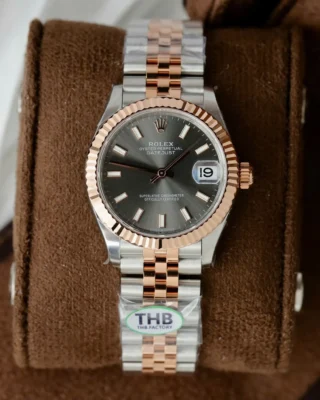 Replica Rolex Datejust Slate Dial Fluted bezel Jubilee Bracelet