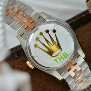 Replica Rolex Datejust Slate Dial Fluted bezel Jubilee Bracelet