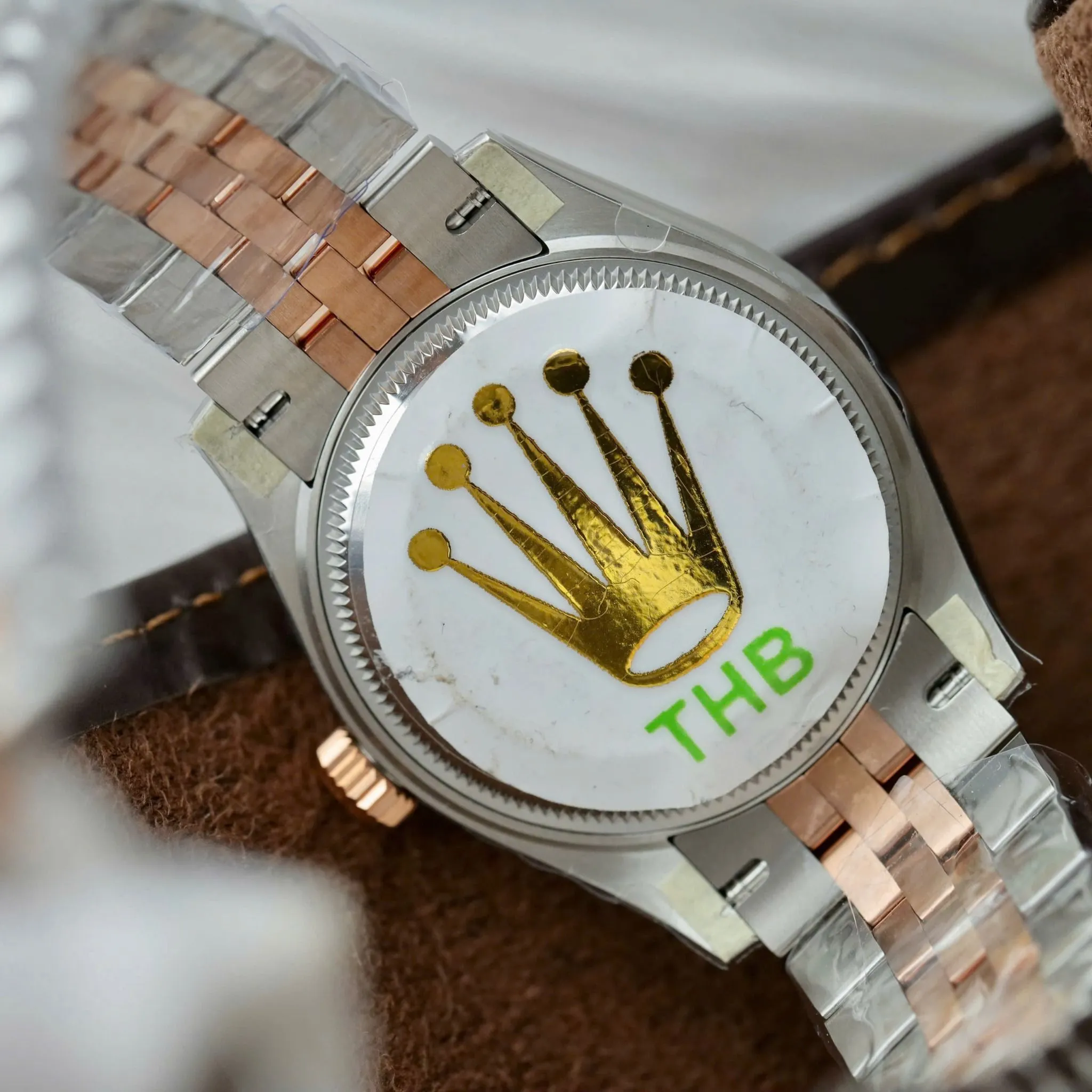 Replica Rolex Datejust Slate Dial Fluted bezel Jubilee Bracelet