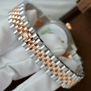 Replica Rolex Datejust Slate Dial Fluted bezel Jubilee Bracelet