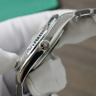 Replica Rolex Datejust Slate Dial Fluted Bezel Jubilee Bracelet