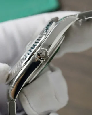 Replica Rolex Datejust Slate Dial Fluted Bezel Jubilee Bracelet