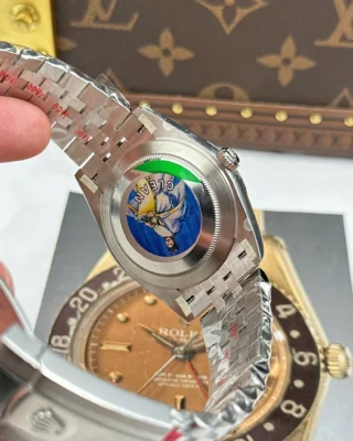 Replica Rolex Datejust Slate Dial Fluted Bezel Jubilee Bracelet