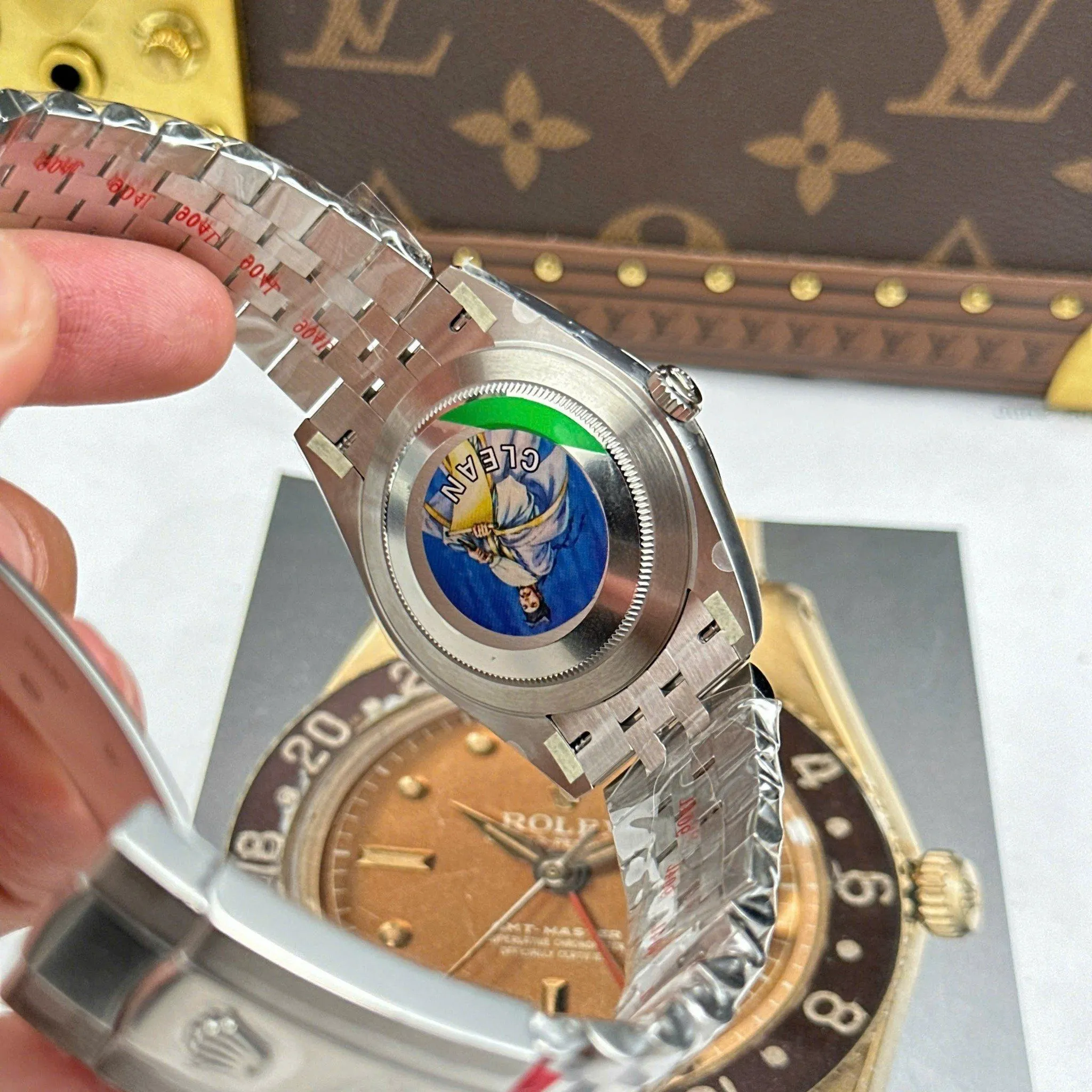 Replica Rolex Datejust Slate Dial Fluted Bezel Jubilee Bracelet