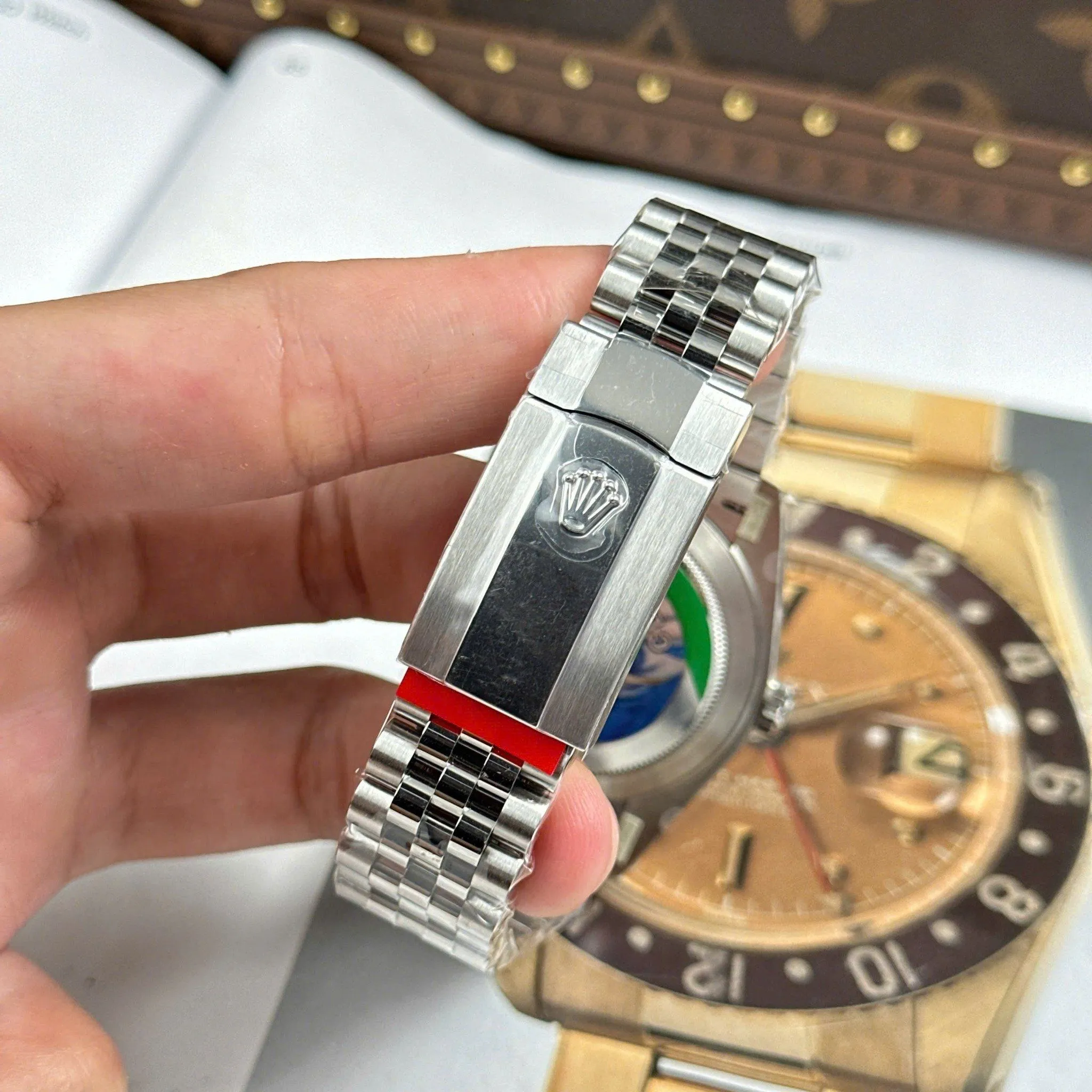 Replica Rolex Datejust Slate Dial Fluted Bezel Jubilee Bracelet