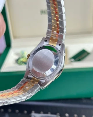 Replica Rolex Datejust White Dial Fluted Bezel Two Tone Jubilee Bracelet