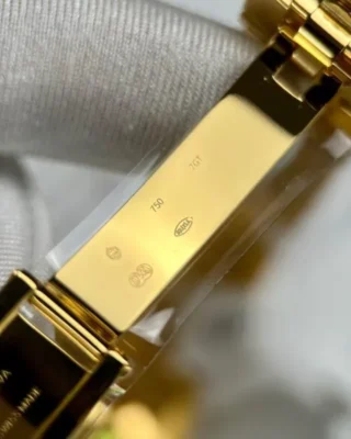 Replica Rolex Day-Date Champagne Dial Diamond Bezel Gold Presidential Dial