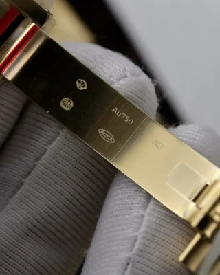 Replica Day-Date Green Ombre Dial Fluted Bezel Yellow Presidential Bracelet