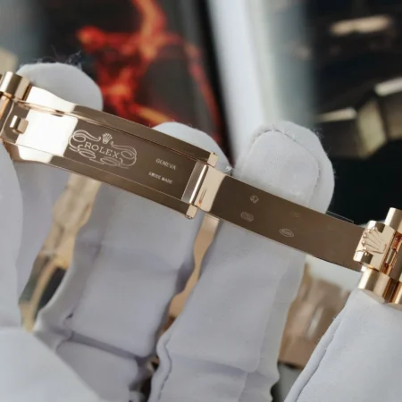 Replica Rolex Day-Date Turquoise Diamond Dial Fluted Rose Presidential Bracelet