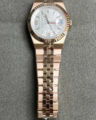 Alternative view of Superclone Rolex Land-Dweller 40 mm Everose gold (2025)