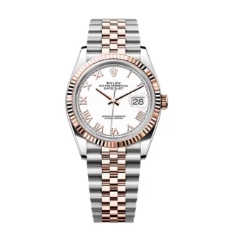 Superclone Rolex Datejust White Roman Dial 126231-0015 36 mm
