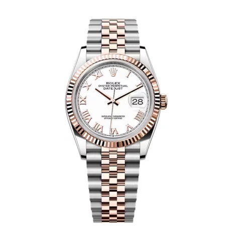 Superclone Rolex Datejust White Roman Dial 126231-0015 36 mm