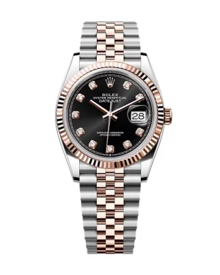 Superclone Rolex Datejust Black Diamond Dial 126231-0019 36 mm