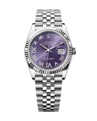 Superclone Rolex Datejust Aubergine Dial 126234-0021 36 mm